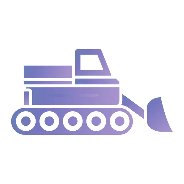 Icono Del Tanque Militar Ilustración Vectorial — Vector de stock