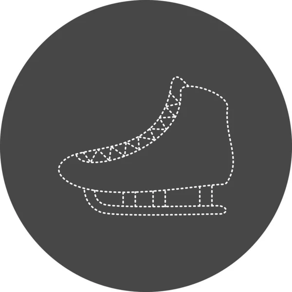 Vector Illustration Ice Skate — Stock vektor