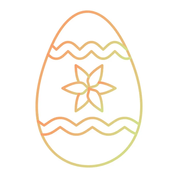 Illustrazione Vettore Uovo Pasqua — Vettoriale Stock