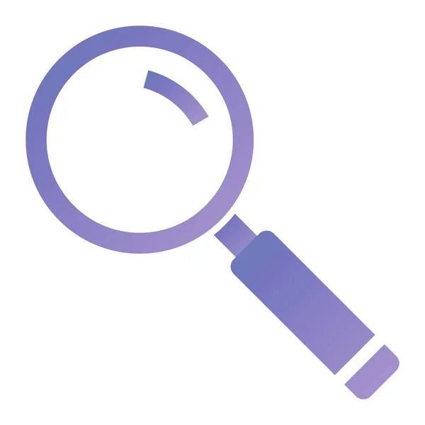 Magnifying Glass Vector Icon Search Magnifier Sign Zoom Symbol — Stockvektor