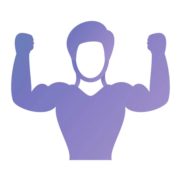 Fitness Und Bodybuilding Konzept Mit Icon Design Vektor Abbildung Eps — Stockvektor