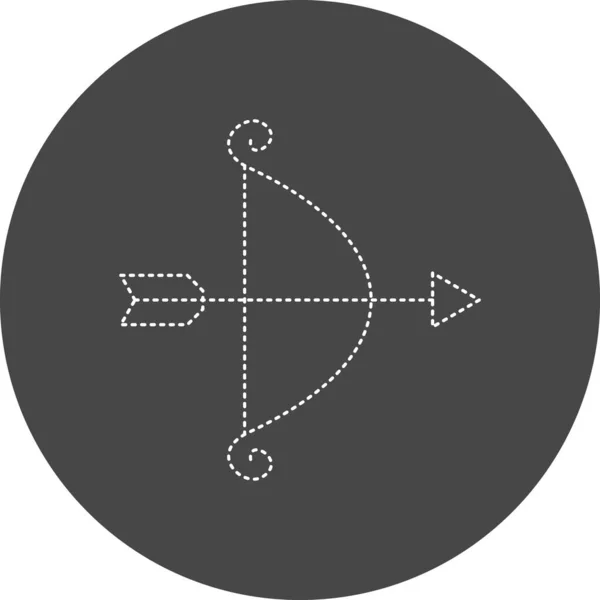 Target Icon Vector Illustration Archery — Image vectorielle