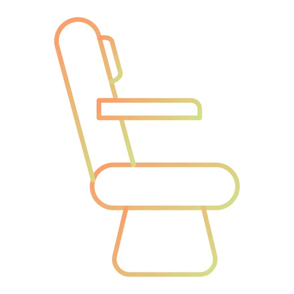 Rocking Chair Icon Simple Illustration Sauna Seat Vector Icons Web — Vector de stock