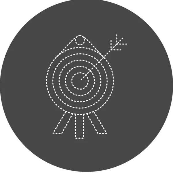 Archery Vector Glyph Icon Design —  Vetores de Stock