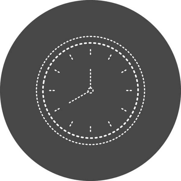 Color Clock Icon Vector Illustration — Wektor stockowy