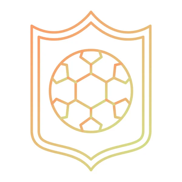 Fútbol Bola Icono Vector Ilustración Diseño — Archivo Imágenes Vectoriales