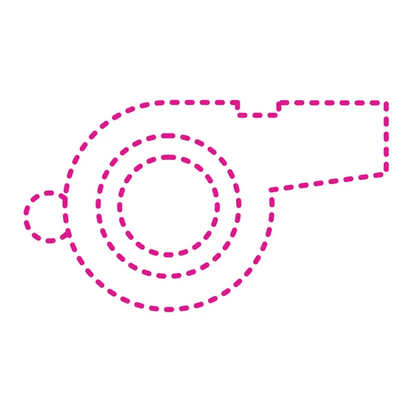 Whistle Icon Sport Symbol Vector Illustration — Stockový vektor