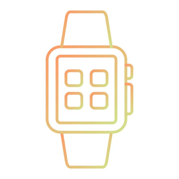 Smartwatch Web Symbol Einfache Illustration — Stockvektor