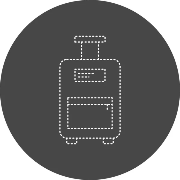 Vector Illustration Luggage — Stock Vector