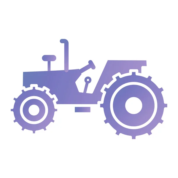 Icono Del Tractor Ilustración Vectorial — Vector de stock