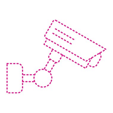 camera icon. security system symbol. colorful design. vector illustration