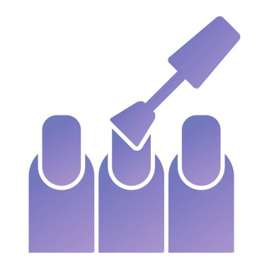 Oje ikonu. vektör illüstrasyonu