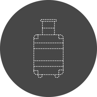 Seyahat simgesinin vektör illüstrasyonu