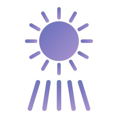 Güneş Simgesi Vektör illüstrasyonu