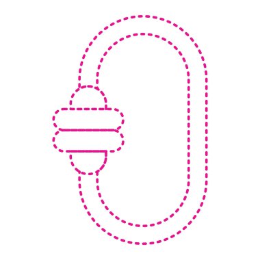 vector illustration of thin modern icon isolated on background