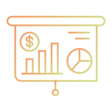 iş büyümesi grafik ikonu vektör illüstrasyon tasarımı
