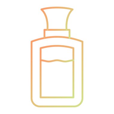perfume bottle icon. outline illustration  