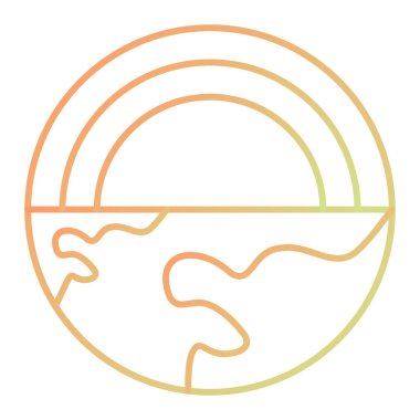 vector illustration of a line of a woman with a helmet