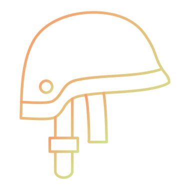 helmet icon. outline illustration vector icons for web