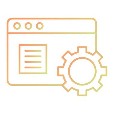 Web simgesi vektör illüstrasyonu