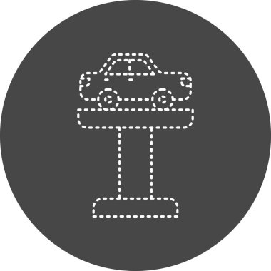 Car Lift. web icon simple design