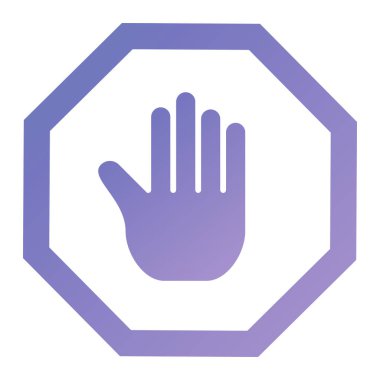 Dur işareti. Basit resimleme