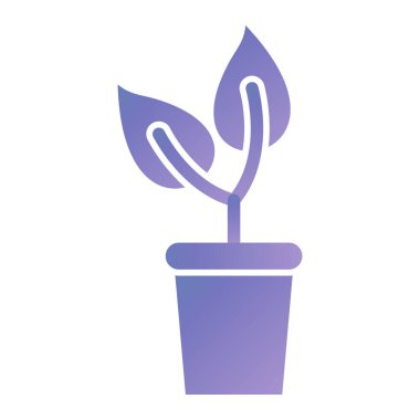 bitki simgesi vektör illüstrasyonu