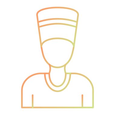 man with a bandage icon. outline illustration of worker vector icons for web