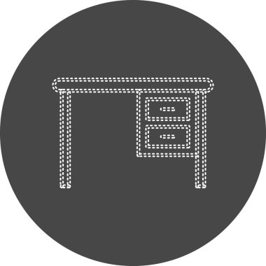 Tablo simgesinin vektör illüstrasyonu