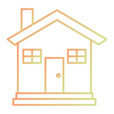 ev simgesi vektör illüstrasyonu