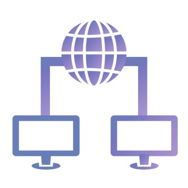 ağ bağlantısı vektör illüstrasyonu