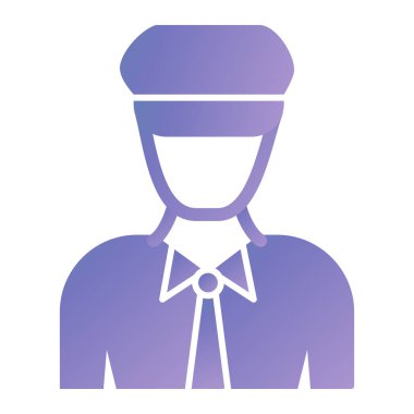 Adamım. Web simgesi basit illüstrasyon