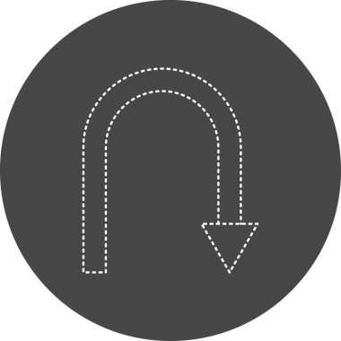 ok simgesinin vektör illüstrasyonu