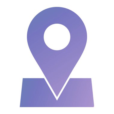 Location web icon, simple illustration of Map gps 
