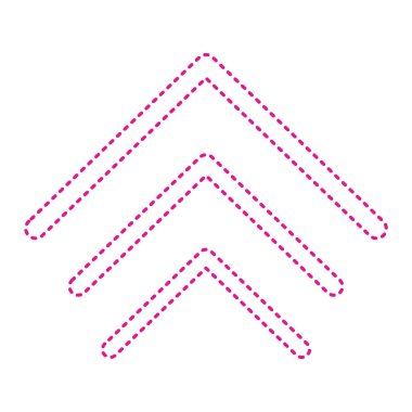 ok simgesi vektör illüstrasyonu