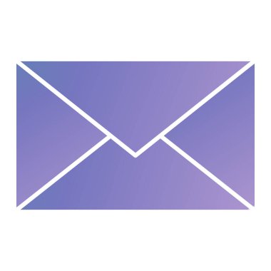 Zarf posta simgesi. vektör illüstrasyonu