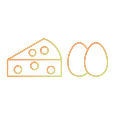 color cheese icon. vector illustration