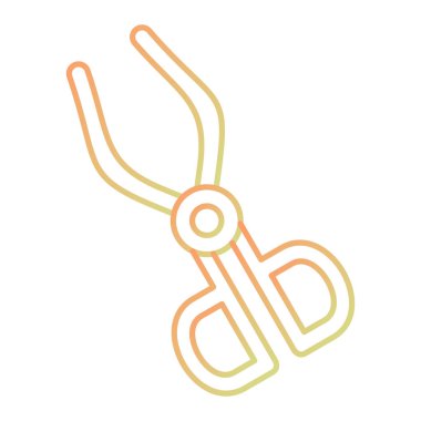 makas simgesi vektör illüstrasyonu