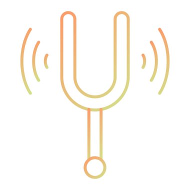 Müzik. Web simgesi basit illüstrasyon