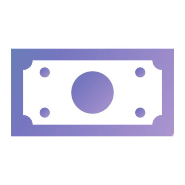 Para için. Web simgesi basit illüstrasyon