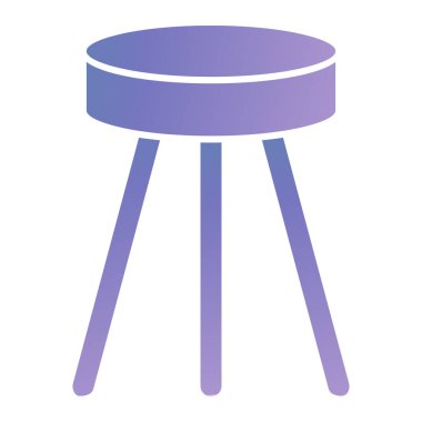 Masa. Web simgesi basit illüstrasyon