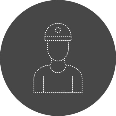 Kişi simgesinin vektör illüstrasyonu 