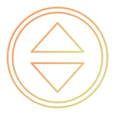 ok simgesinin vektör illüstrasyonu