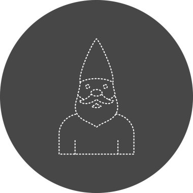 Gnome simgesinin vektör illüstrasyonu 