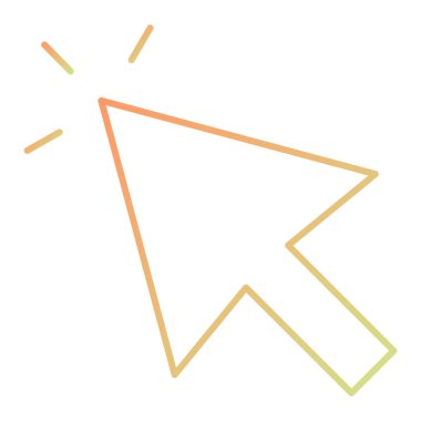 imleç simgesi vektör illüstrasyonu