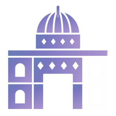 Modern yapı simgesinin vektör illüstrasyonu