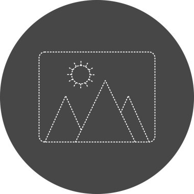 vector illustration of beautiful and mountain symbol icon
