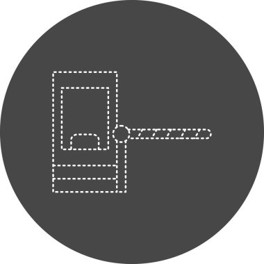 road sign. trendy flat color design icon template for web mobile apps 