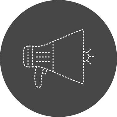 Hoparlör simgesinin vektör illüstrasyonu