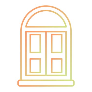 pencere simgesi vektör illüstrasyonu